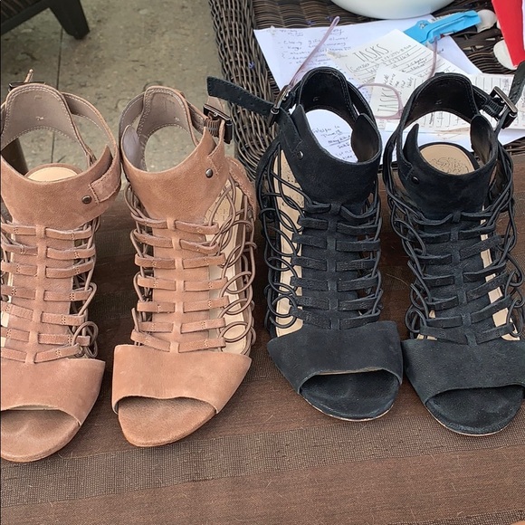 Vince Camuto Shoes - Both pairs-Brown/Black Vince Camuto heels 35$